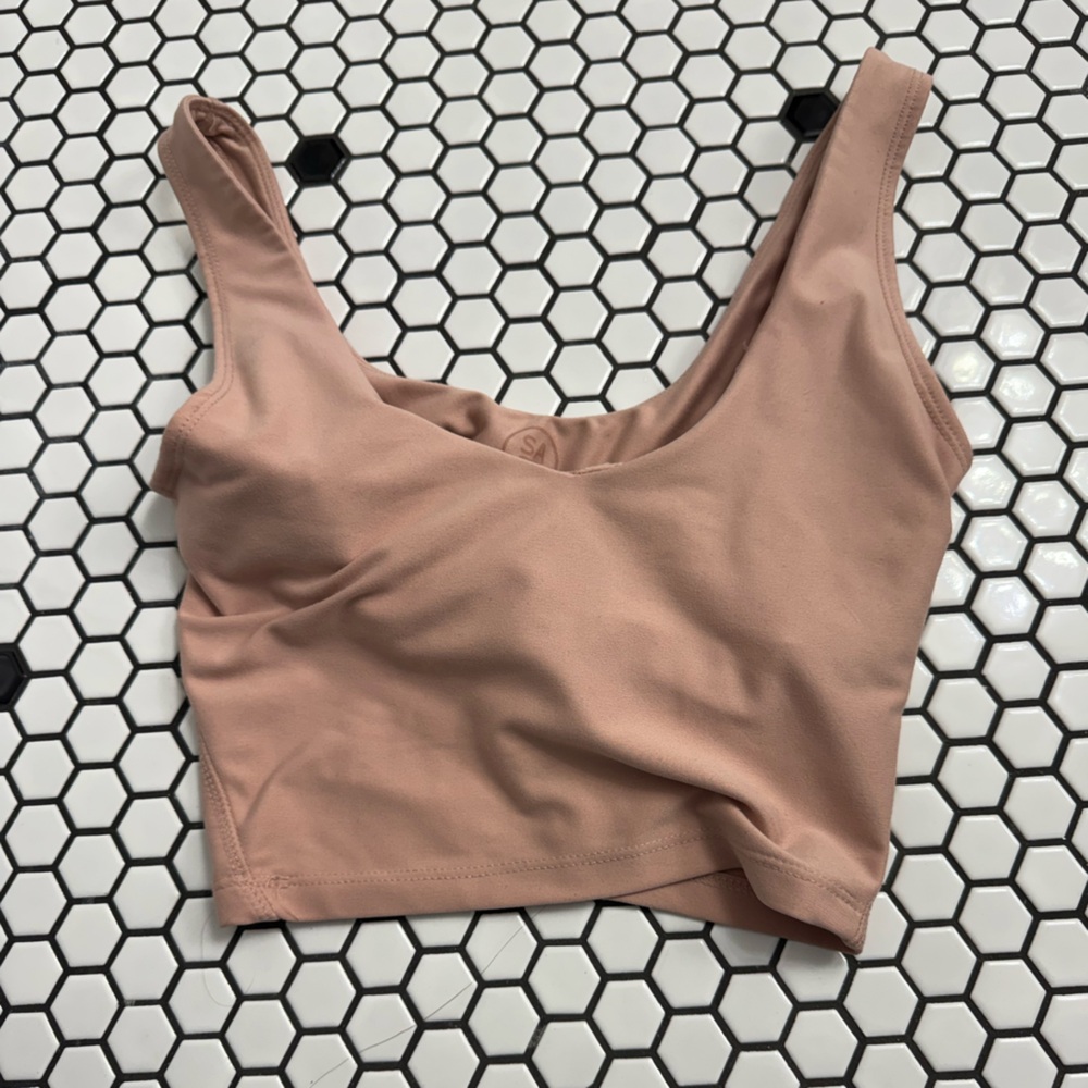 Sage collective athletic top with bra size XS